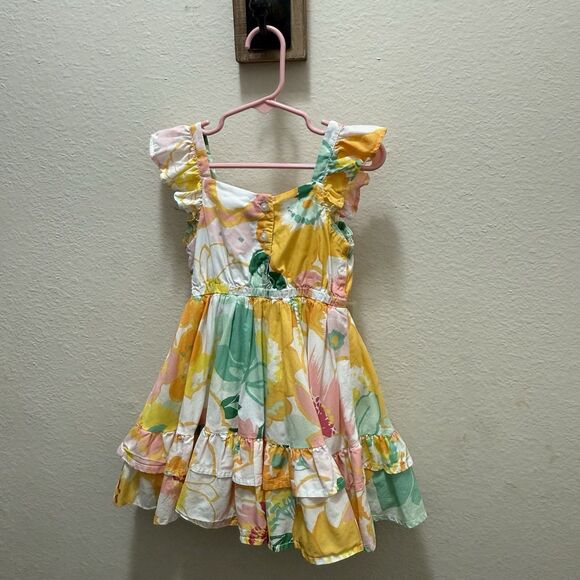 Janie and jack-Floral Ruffle Sundress-toddler girl size 3t- floral spring - Picture 6 of 9